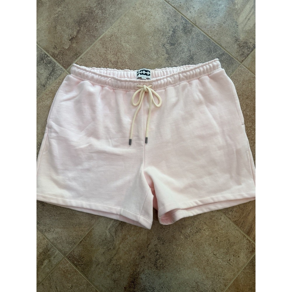Women's KBB By Kahlana Light Pink Drawstring Lounge Shorts Pajamas Size 1X NWT